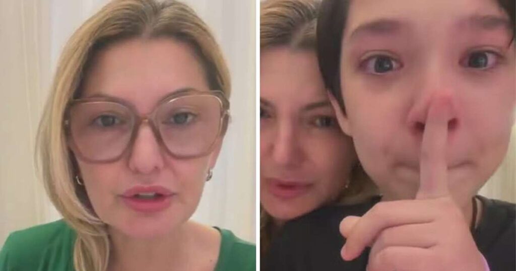 Antonia Fontenelle mostra filho aos prantos após resultado decepcionar nas eleições