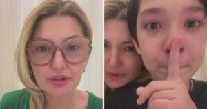 Antonia Fontenelle mostra filho aos prantos após resultado decepcionar nas eleições