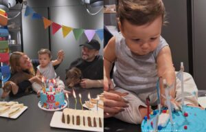 Arrascaeta e Camila Bastiani celebram 10 meses de Milano com momentos fofos
