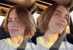 Billie Eilish surpreende a web com cabelo curtinho e estilo bob ita