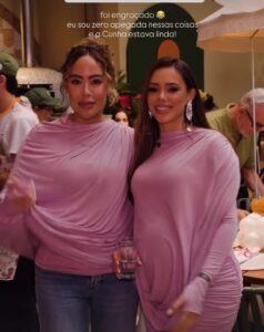 Bruna Biancardi e cunhada Rafaella combinam look em aniversário de Mavie
