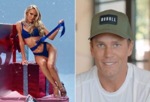 Candice Swanepoel aparece ‘embrulhada pra presente’ em ensaio sensual