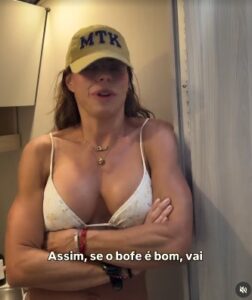 Daniela Cicarelli brinca sobre altura ao mostrar trailer e revela: ‘Os pés estão de fora’