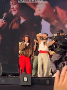 Fran Gil emociona ao cantar sucesso de Preta Gil ao lado da filha Sol de Maria no Rock the Mountain