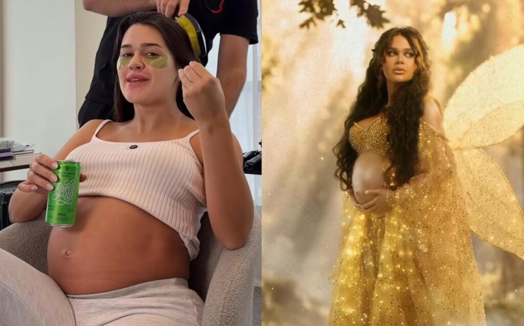 Franciny Ehlke desabafa sobre o susto de estar grávida em festa à fantasia