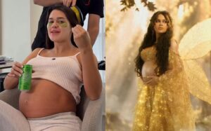 Franciny Ehlke desabafa sobre o susto de estar grávida em festa à fantasia