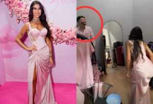 Fred Bruno aparece ‘escondido’ na festa de 15 anos de carreira de ex Bianca Andrade