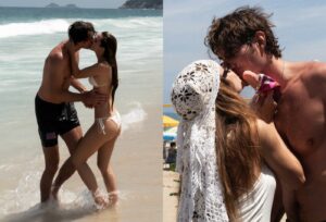 Giulia Be curte fim de semana de casamento com Conor Kennedy em Copacabana