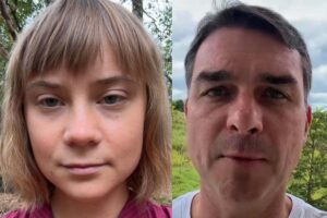 Greta Thunberg dispara contra possível candidatura de Flávio Bolsonaro