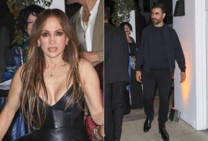 Jennifer Lopez e ator de Ted Lasso deixam festa juntos e alimentam boatos de romance