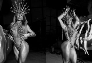 Juju Salimeni aquece o Carnaval com body cavado e exibe coxas impecáveis