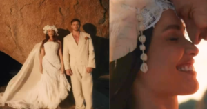 Juliette se casa com Kaique em cerimônia boho chic e forró com fogueira no Cariri paraibano