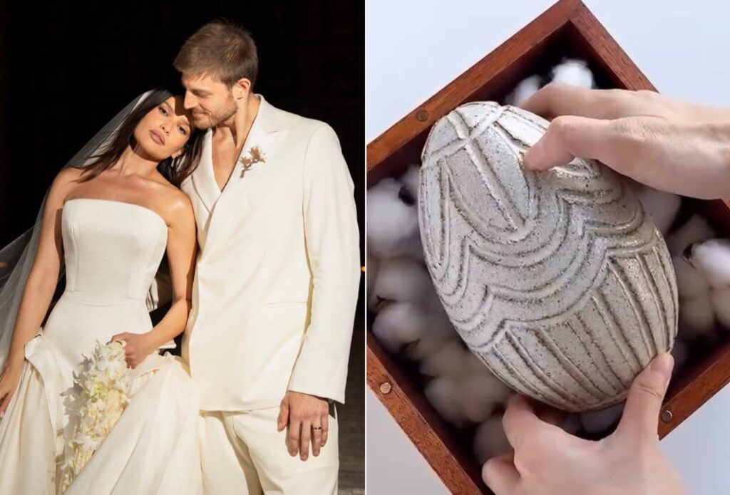 Juliette presenteia padrinhos com ‘Ovo da Vida’ de R$ 745 no casamento luxuoso