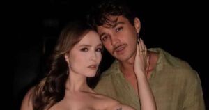 Larissa Manoela exibe músculos definidos e comentário do marido esquenta a web