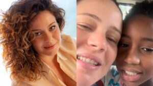 Leandra Leal se emociona ao contar os bastidores da adoção de sua filha Júlia