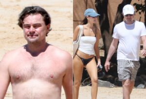 Leonardo DiCaprio curte praia no Havaí com namorada Vittoria Ceretti