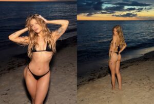 Luísa Sonza exibe corpo impecável em sessão de fotos na praia