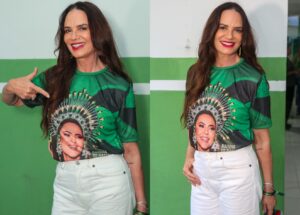 Luiza Brunet celebra Paolla Oliveira na Imperatriz: ‘Sonho com um reinado longevo!’