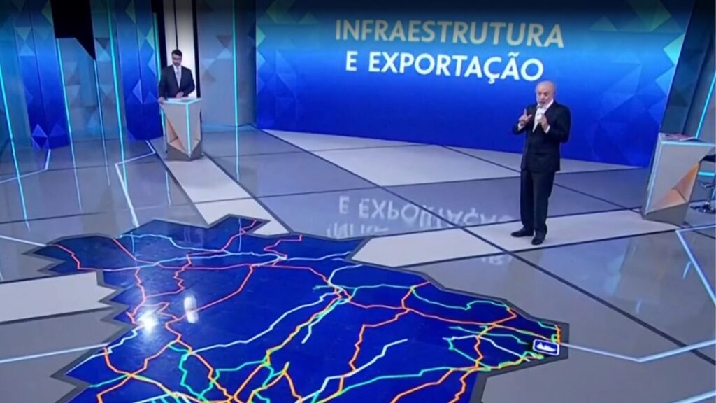 Lula enfrenta Flávio Bolsonaro em debate e coloca na mesa herança de 6 mil obras paradas