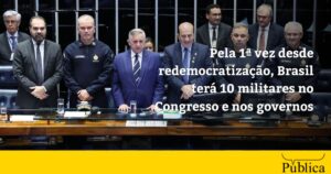 Pela primeira vez após redemocratização, Brasil terá 10 militares em cargos eletivos estratégicos