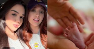 Mari Fernández e Júlia Ribeiro recebem filha em festa de bênção e amor