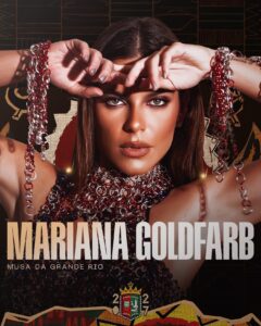Mariana Goldfarb garante vaga como musa da Grande Rio no Carnaval 2027