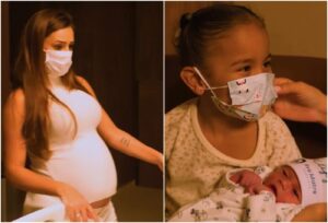 Filha de Neymar conhece primo recém-nascido e faz pergunta que arrancar risadas da família!