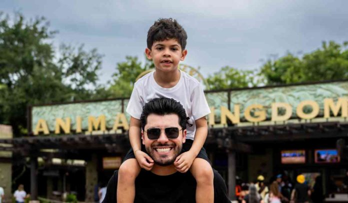 Murilo Huff viaja com o filho Leo e encanta seguidores