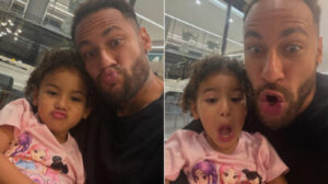 Neymar Jr celebra evolução da relação com a filha Mavie ao longo de 3 anos de maternidade