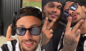 Neymar brinca na internet após votar nas eleições em Santos