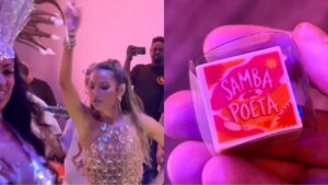 Patrícia Poeta celebra 50 anos com samba, bateria e convidados VIP em São Paulo