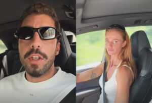 Pedro Scooby pega carona com Cintia Dicker e gera ciúmes: ‘Muita folga’
