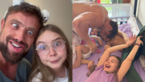 Rafael Cardoso se derrete em declaração para filha de 12 anos