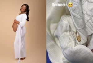 Raquel Brito anuncia nascimento do filho Ravi: ‘Já é papai do BBB!’