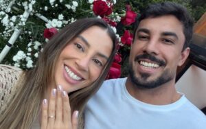 Renata Saldanha diz ‘sim mil vezes’ para Maike Allan: ex-BBBs ficam noivos!