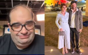 Sérgio Sacani se emociona ao lamentar morte do amigo Lito Sousa ao vivo