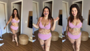 Thaís Carla exibe corpo de biquíni após perder mais de 100 kg e manda recado poderoso