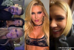 Virginia Fonseca curte madrugada de solteira com amigos e quase beija; veja