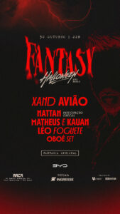 Xand Avião leva Aviões Fantasy para São Paulo em edição especial de Halloween