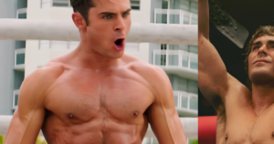 Zac Efron revela o preço da beleza: ‘Eu não era feliz’ com corpo extremamente musculoso