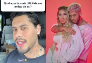 Zé Felipe revela o lado difícil de manter amizade com ex e fãs torcem por volta com Virginia