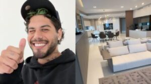 Zé Felipe exibe mansion de sonho em Miami com elevador para carros e piscina privativa