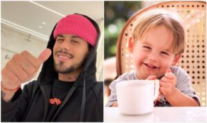 Zé Felipe derrete fãs com clique fofo do filho Zé Leonardo